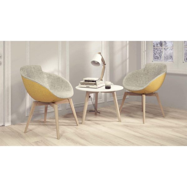 Narbutas Nova Wood Coffee Table pyöreä sohvapöytä - Image 4