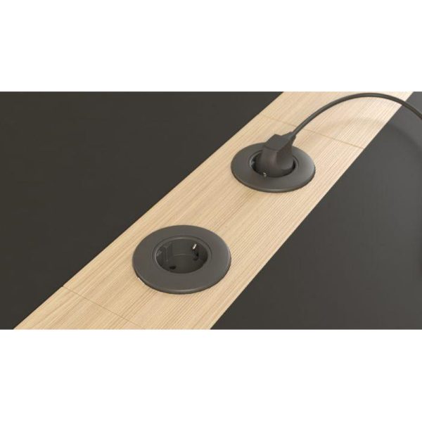 Narbutas Nova Wood MCF neuvottelupöytä keskipaneeli pistorasioilla (4 hlö) - Image 7