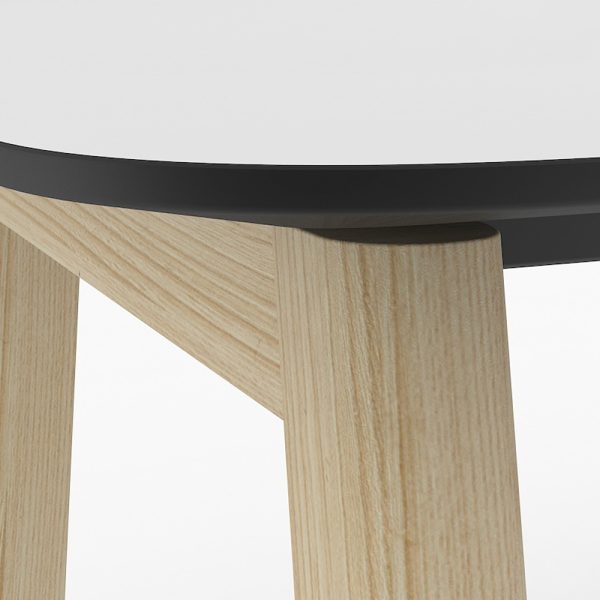 Narbutas Nova Wood neuvottelupöytä keskipaneeli läpivientikannella ja pistorasioilla HPL (6 hlö) - Image 6