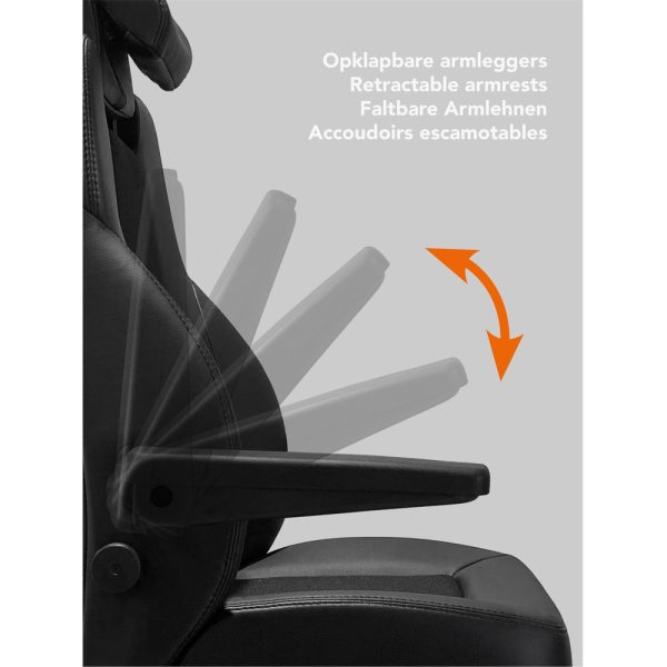 SELECTed SitBack 24/7 valvomotuoli nahka taittuvilla käsinojilla - Image 3