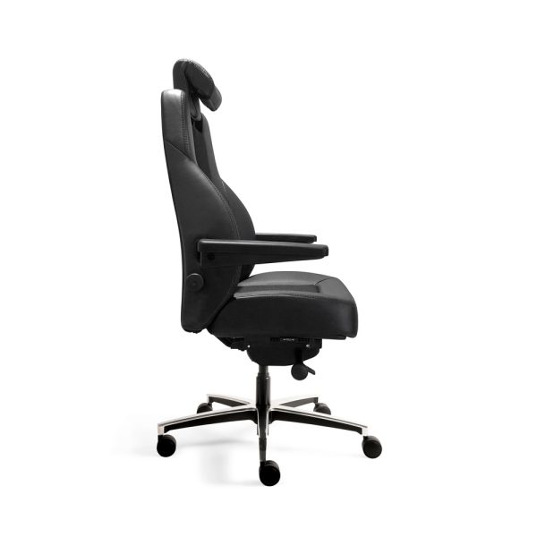 SELECTed SitBack 24/7 valvomotuoli kangas/nahka taittuvilla käsinojilla - Image 2