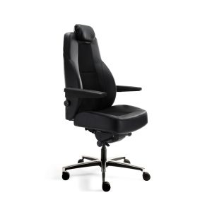 SELECTed SitBack 24/7 valvomotuoli kangas/nahka taittuvilla käsinojilla