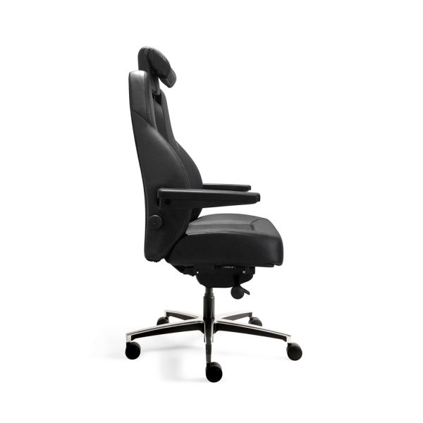 SELECTed SitBack 24/7 valvomotuoli nahka taittuvilla käsinojilla - Image 2