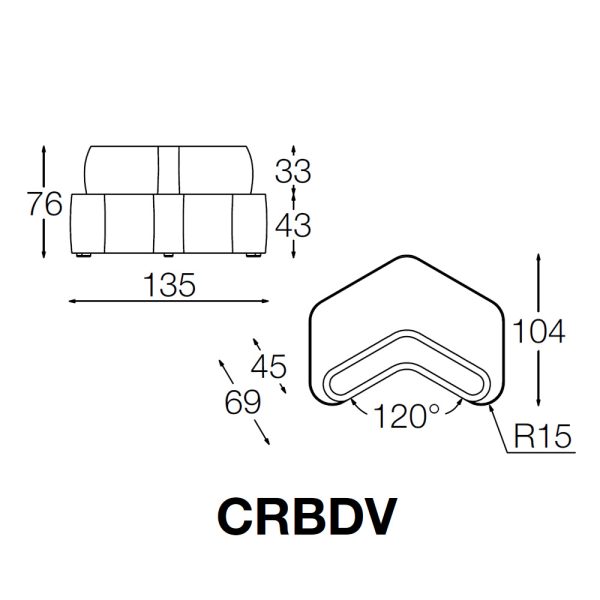 Diemme Cross CRADV/CRBDV nojatuoli modulaarinen - Image 8