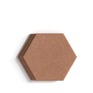 Narbutas Acoustic Artwork Tiles Hexagon akustoiva seinäpaneeli (3 kpl)
