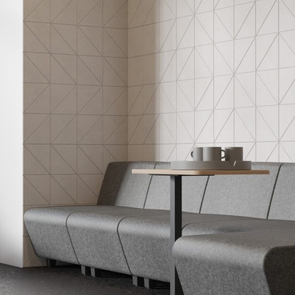 Narbutas Acoustic Artwork Tiles Triangular akustoiva seinäpaneeli (6 kpl) - Image 6