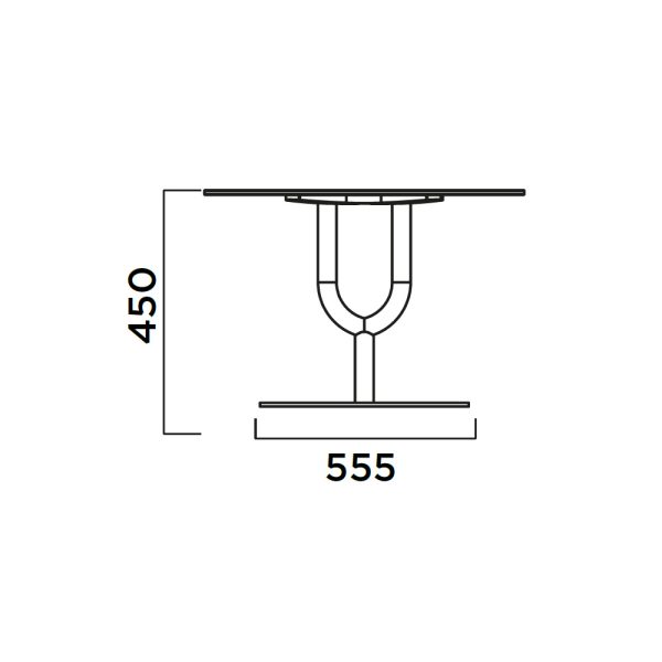 Infiniti Diapason pyöreä sohvapöytä - Image 3