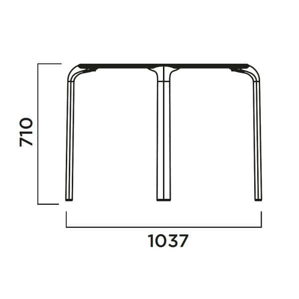 Infiniti Drop Table Square neliö terassipöytä - Image 5