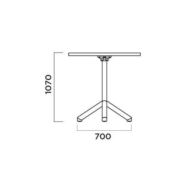 Infiniti Join Table korkea baaripöytä / taittopöytä - Image 7