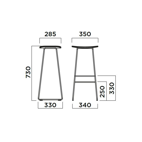 Infiniti Klejn Bar Stool korkea baarijakkara - Image 4