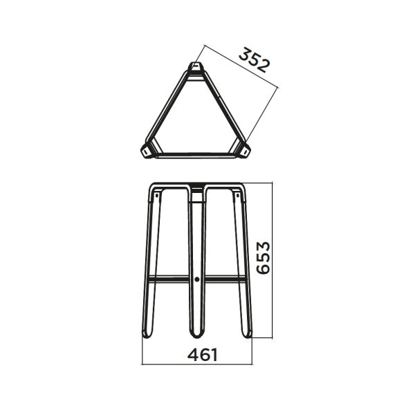 Infiniti Picapau Kitchen Stool matala baarijakkara - Image 3