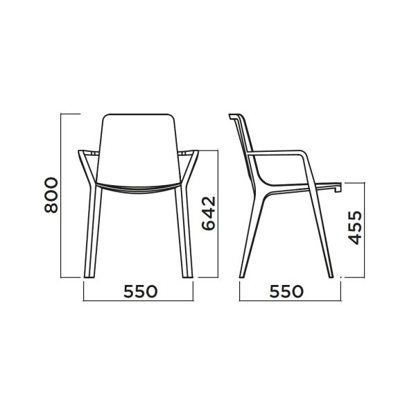 Infiniti Seame Chair tuoli käsinojallinen - Image 3