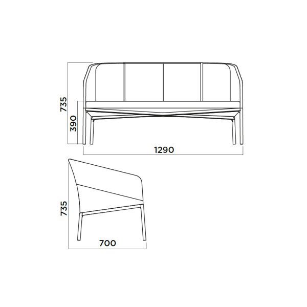 Infiniti Demoiselle Sofa sohva - Image 3