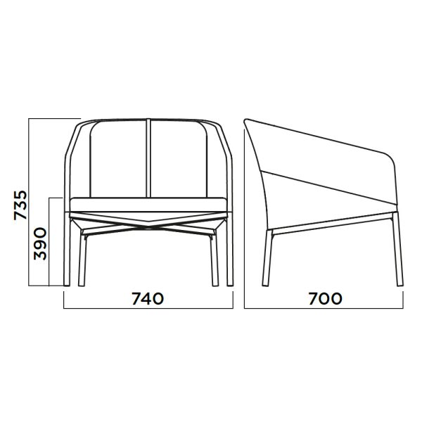 Infiniti Demoiselle Armchair nojatuoli - Image 4
