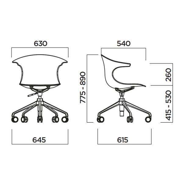 Infiniti Loop 5 star Updown tuoli - Image 6