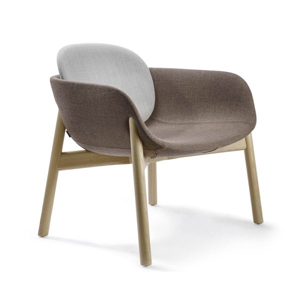 Infiniti Peb Wooden Legs Low Back nojatuoli - Image 5