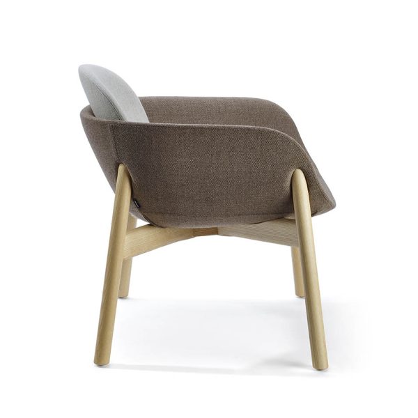 Infiniti Peb Wooden Legs Low Back nojatuoli - Image 6