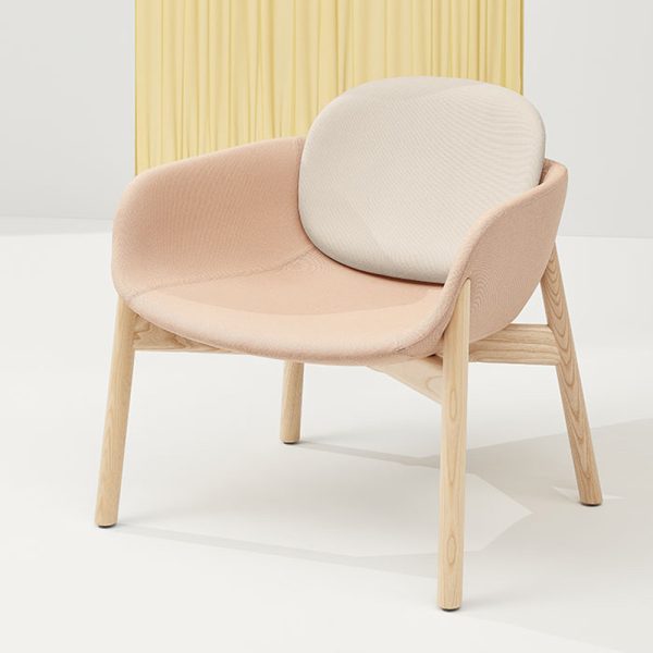 Infiniti Peb Wooden Legs Low Back nojatuoli - Image 11