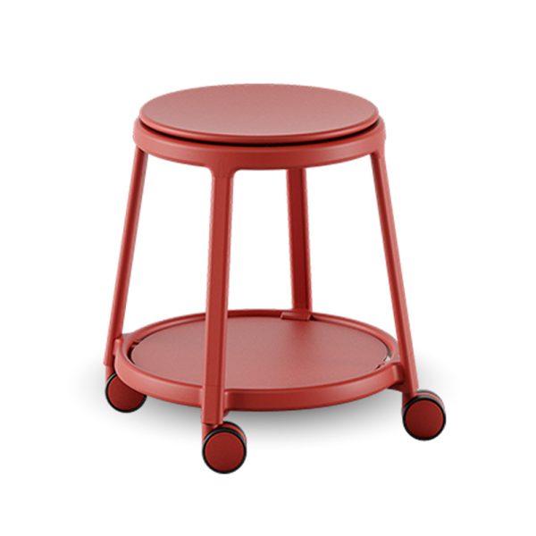 Infiniti Round&Roll Stool Plastic Seat Swivel jakkara pyörivä - Image 3