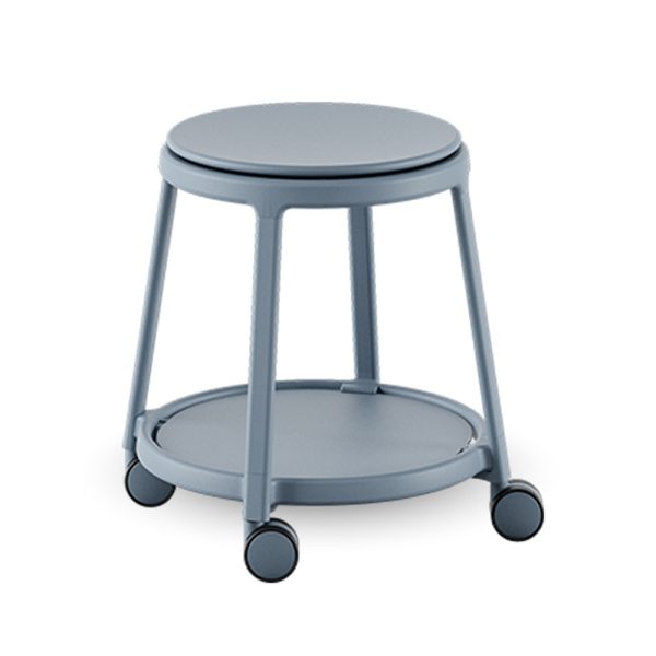 Infiniti Round&Roll Stool Plastic Seat Swivel jakkara pyörivä - Image 2