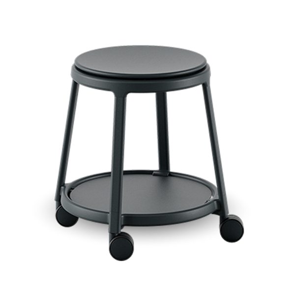 Infiniti Round&Roll Stool Plastic Seat Swivel jakkara pyörivä - Image 4