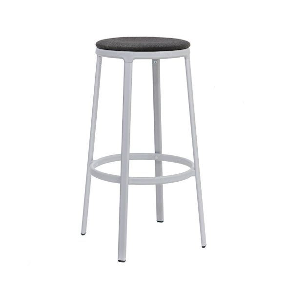 Infiniti Round&Round Bar Stool Upholstered Seat Swivel korkea baarijakkara pyörivä