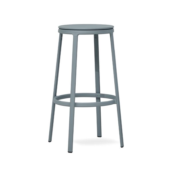 Infiniti Round&Round Bar Stool Plastic Seat Fixed korkea baarijakkara - Image 4