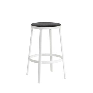 Infiniti Round&Round Kitchen Stool Upholstered Seat Fixed matala baarijakkara