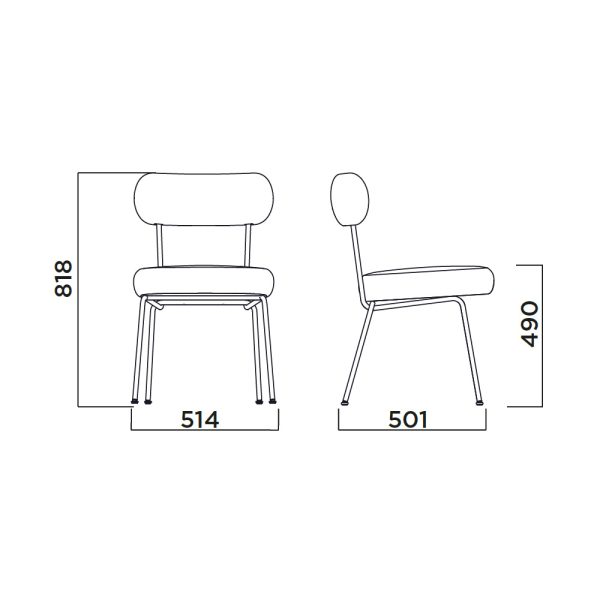 Infiniti Takumi Side Chair tuoli - Image 9