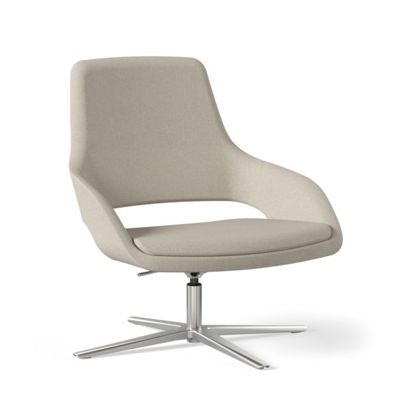 Narbutas Sandie Low-Back Lounge Swivel nojatuoli - Image 2