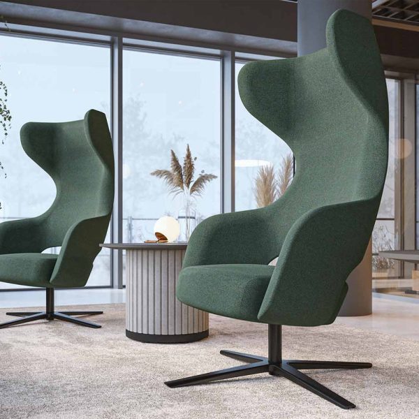 Narbutas Sandie High-Back Lounge Swivel nojatuoli - Image 12