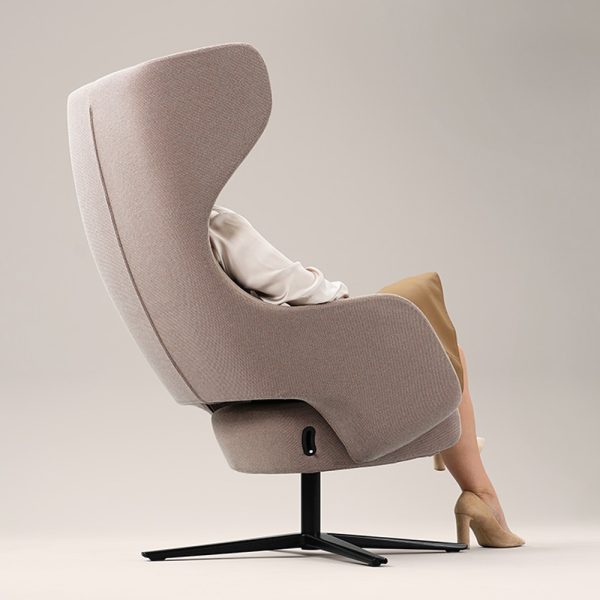 Narbutas Sandie High-Back Lounge Swivel nojatuoli - Image 6