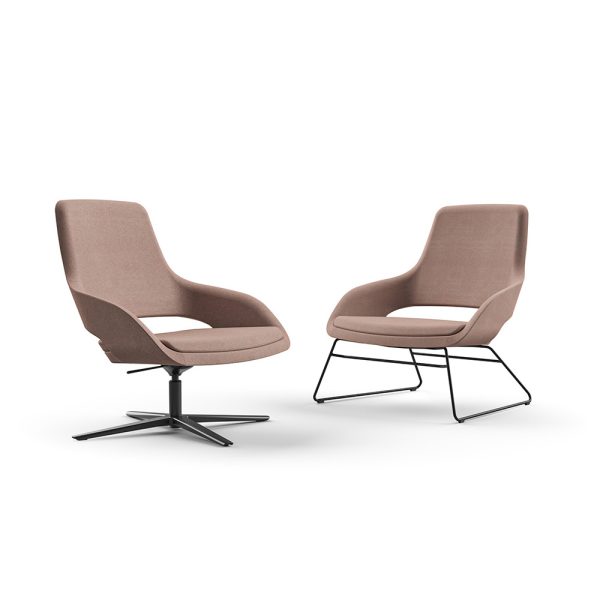 Narbutas Sandie Low-Back Lounge Swivel nojatuoli - Image 4