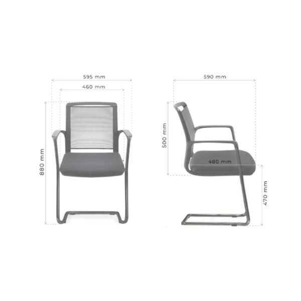 MJ Design Mat Y OCR-AR neuvottelutuoli - Image 2