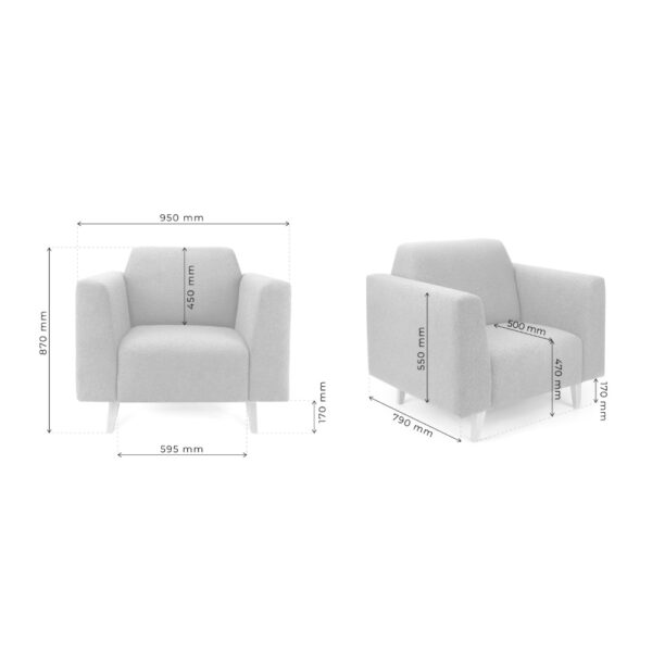 MJ Design Stille 1S nojatuoli - Image 3
