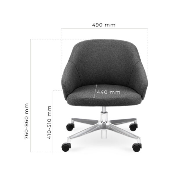 MJ Design Sic Biss 3 BS4LBLC neuvottelutuoli - Image 2