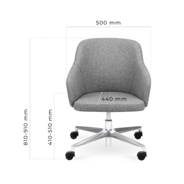 MJ Design Sic Biss 4 BS4LBLC neuvottelutuoli - Image 2