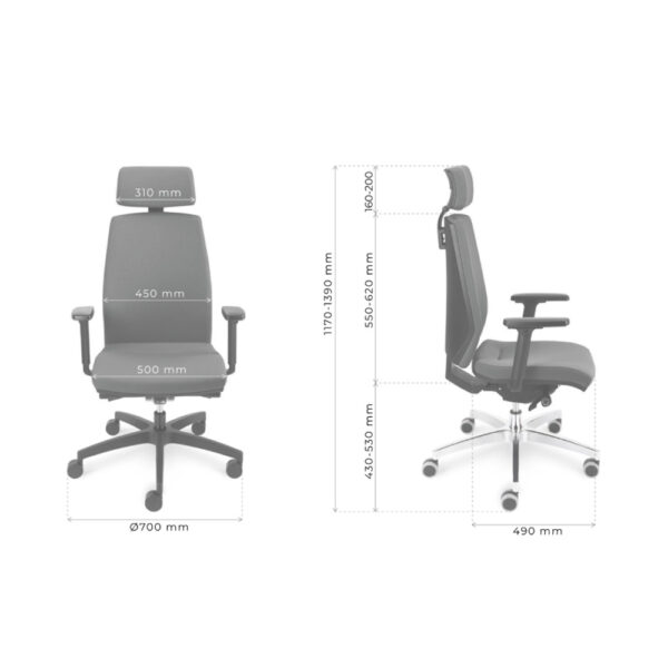 MJ Design Cllass Z työtuoli - Image 9