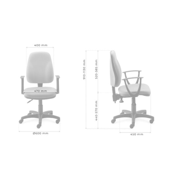 MJ Design Mistral Plus työtuoli - Image 5