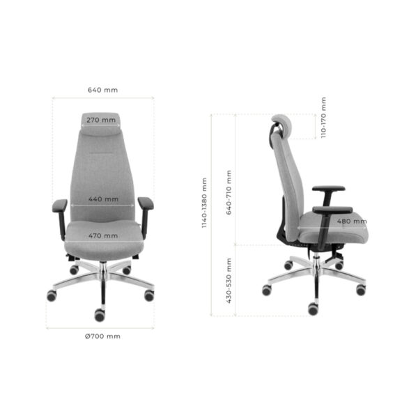 MJ Design Nordic Z työtuoli - Image 9