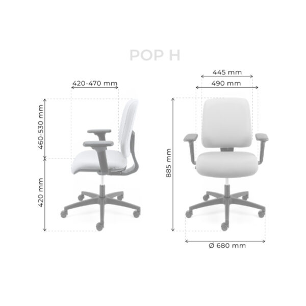 MJ Design Pop H työtuoli - Image 4